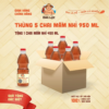 THÙNG 5 CHAI NƯỚC MẮM NHỈ CÁ CƠM 950ML TẶNG THÊM 1 CHAI 450ML
